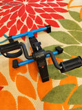 Deluxe Folding Portable Leg Foot Pedal Stationary Exercise Bike Fitness