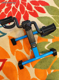 Deluxe Folding Portable Leg Foot Pedal Stationary Exercise Bike Fitness