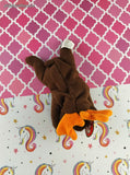 Vintage 1990's McDonald's TY Teeny Beanie Baby, Chocolate the Moose w/Tag
