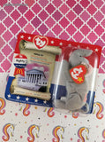 Vintage 2000 TY American Trio Righty the Elephant Teeny Beanie Baby NEW & Sealed
