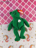 Vintage 1990's McDonald's TY Teeny Beanie Baby, Erin the Bear w/Tag