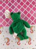 Vintage 1990's McDonald's TY Teeny Beanie Baby, Erin the Bear w/Tag