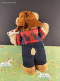 Vintage 1986 Wendy's Farrell Furskins Bears 7" Plush Toy Doll NWT