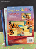 Dreamtivity x Walt Disney's Aladdin Coloring/Activity Book Set/4 Books NEW