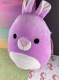 Original Squishmallows Kiki the Purple Bunny Large 12" Super Soft Plush NWT