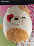 Original Squishmallows Brock the Bulldog Large 12" Super Soft Plush NWOT