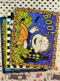 2012 Dalmatian Press Peanuts Snoopy Halloween 12-Pc Frame-Tray Puzzles Set/3, Like New