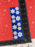Vintage 1995 Mrs. Grossman's SHINY Wintry Snowflakes Full Sticker Sheet, Unused