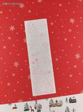 Vintage 1995 Mrs. Grossman's SHINY Christmas Trees & Stars Full Sticker Sheet, Unused