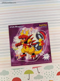 Vintage 1999 Pokemon Priss Prints Game Freak #126 Magmar Jumbo Sticker, New & Unpeeled
