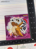 Vintage 1999 Pokemon Priss Prints Game Freak #104 Cubone Jumbo Sticker, New & Unpeeled