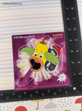 Vintage 1999 Pokemon Priss Prints Game Freak #70 Weepinbell Jumbo Sticker, New & Unpeeled