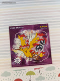 Vintage 1999 Pokemon Priss Prints Game Freak #146 Moltres Jumbo Sticker, New & Unpeeled