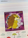 Vintage 1999 Pokemon Priss Prints Game Freak #28 Sandslash Jumbo Sticker, New & Unpeeled
