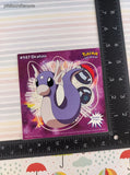 Vintage 1999 Pokemon Priss Prints Game Freak #147 Dratini Jumbo Sticker, New & Unpeeled
