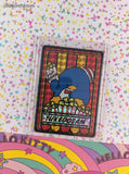 2024 Sanrio Tuxedosam Popcorn Trading Prism Shiny Holo Sticker - NM