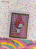 2024 Sanrio My Melody Pink White Trading Prism Shiny Holo Sticker - NM