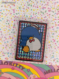 2024 Sanrio Tuxedosam Waving Trading Prism Shiny Holo Sticker - NM