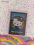 2024 Sanrio Hello Kitty Waving Trading Prism Shiny Holo Sticker - NM