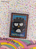 2024 Sanrio Badtz-Maru Waving Trading Prism Shiny Holo Sticker - NM