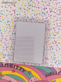 2024 Sanrio Pompompurin Rainbow Trading Prism Shiny Holo Sticker - NM