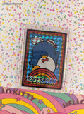 2024 Sanrio Tuxedosam Rainbow Trading Prism Shiny Holo Sticker - NM