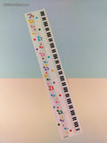 Vintage 1997 Mrs. Grossman's Design Lines Musical Note Borders Large Full Sticker Sheet, Unused