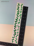 Vintage 1997 Mrs. Grossman's Design Lines Green Ivy Borders Large Full Sticker Sheet, Unused