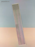 Vintage 1999 Mrs. Grossman's Design Lines Metallic SHINY Multi Slivers Large Full Sticker Sheet, Unused