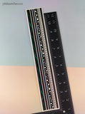 Vintage 2000 Mrs. Grossman's Design Lines Concerto Borders Large Full Sticker Sheet, Unused
