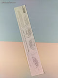 Vintage 1998 Mrs. Grossman's Rose Garland Borders Design Lines Large Full Sticker Sheet, Unused