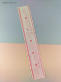 Vintage 1997 Mrs. Grossman's Design Lines Red Green Christmas Ribbons Borders Large Full Sticker Sheet, Unused