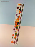 Vintage 1998 Mrs. Grossman's Design Lines Festive Autumn Borders Large Full Sticker Sheet, Unused