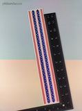 Vintage 1997 Mrs. Grossman's Design Lines Stars & Stripes Dots Borders Large Full Sticker Sheet, Unused