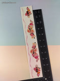 Vintage 1998 Mrs. Grossman's Roses and Ribbon Borders Design Lines Large Full Sticker Sheet, Unused