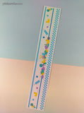 Vintage 1997 Mrs. Grossman's Design Lines Baby Boy Borders Large Full Sticker Sheet, Unused