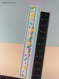 Vintage 1997 Mrs. Grossman's Design Lines Baby Boy Borders Large Full Sticker Sheet, Unused