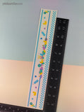 Vintage 1997 Mrs. Grossman's Design Lines Baby Boy Borders Large Full Sticker Sheet, Unused