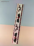 Vintage 1998 Mrs. Grossman's Design Lines Christmas Garland Borders Large Full Sticker Sheet, Unused