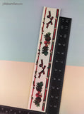 Vintage 1998 Mrs. Grossman's Design Lines Christmas Garland Borders Large Full Sticker Sheet, Unused
