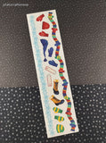 Vintage 2000 Creative Memories Winter Chill Borders Large Full Sticker Sheet, Unused