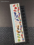 Vintage 2000 Creative Memories Winter Chill Borders Large Full Sticker Sheet, Unused