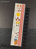 Vintage 2000 Creative Memories Summertime Picnic Borders Large Full Sticker Sheet, Unused