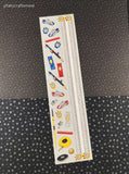 Vintage 2002 Creative Memories Track & Field Borders Large Full Sticker Sheet, Unused