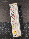 Vintage 2002 Creative Memories Track & Field Borders Large Full Sticker Sheet, Unused