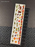 Vintage 2000 Creative Memories Autumn Fall Squirrels Borders Large Full Sticker Sheet, Unused