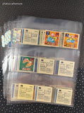 Vintage 1996 (Japanese) Pocket Monsters Pokemon Set/71 Square Stickers, Like New
