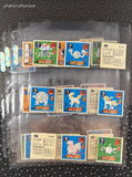 Vintage 1996 (Japanese) Pocket Monsters Pokemon Set/71 Square Stickers, Like New