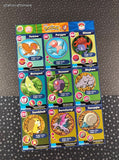 Vintage 1999 Pokemon Burger King PokeTrivia Master Trainer Collector Set #5 Cards, Full Sheet