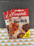Vintage 1990's Campbell's Favorite All Time Recipes Spiralbound Softcovers Set/3, Like New